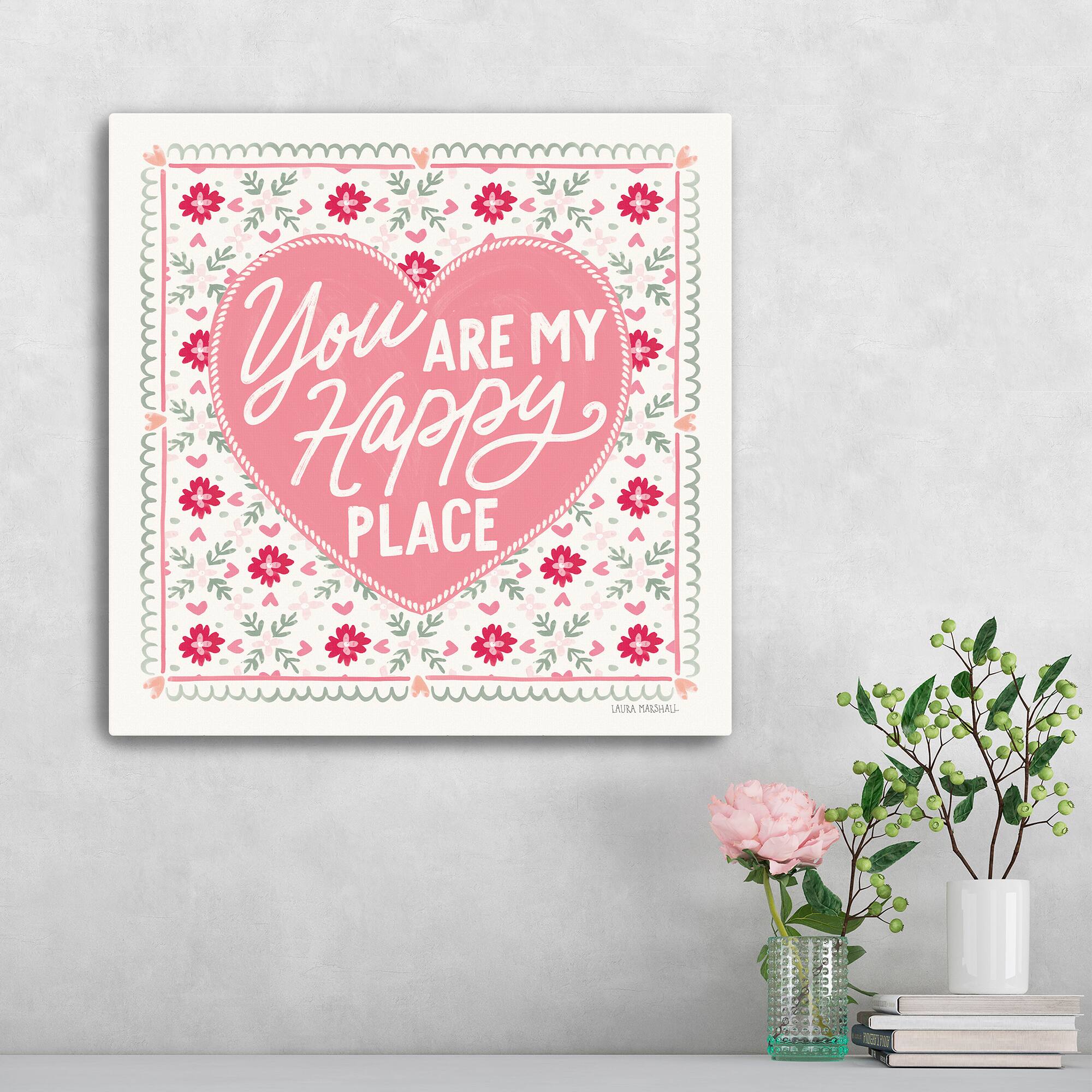 Blooming Hearts VI Canvas Giclée Art